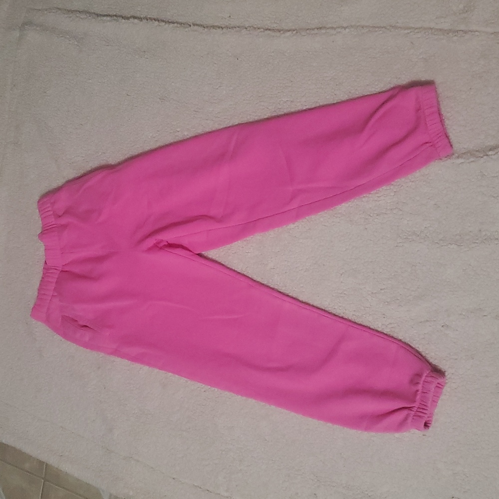 Gap bright   pink fleece  joggers S